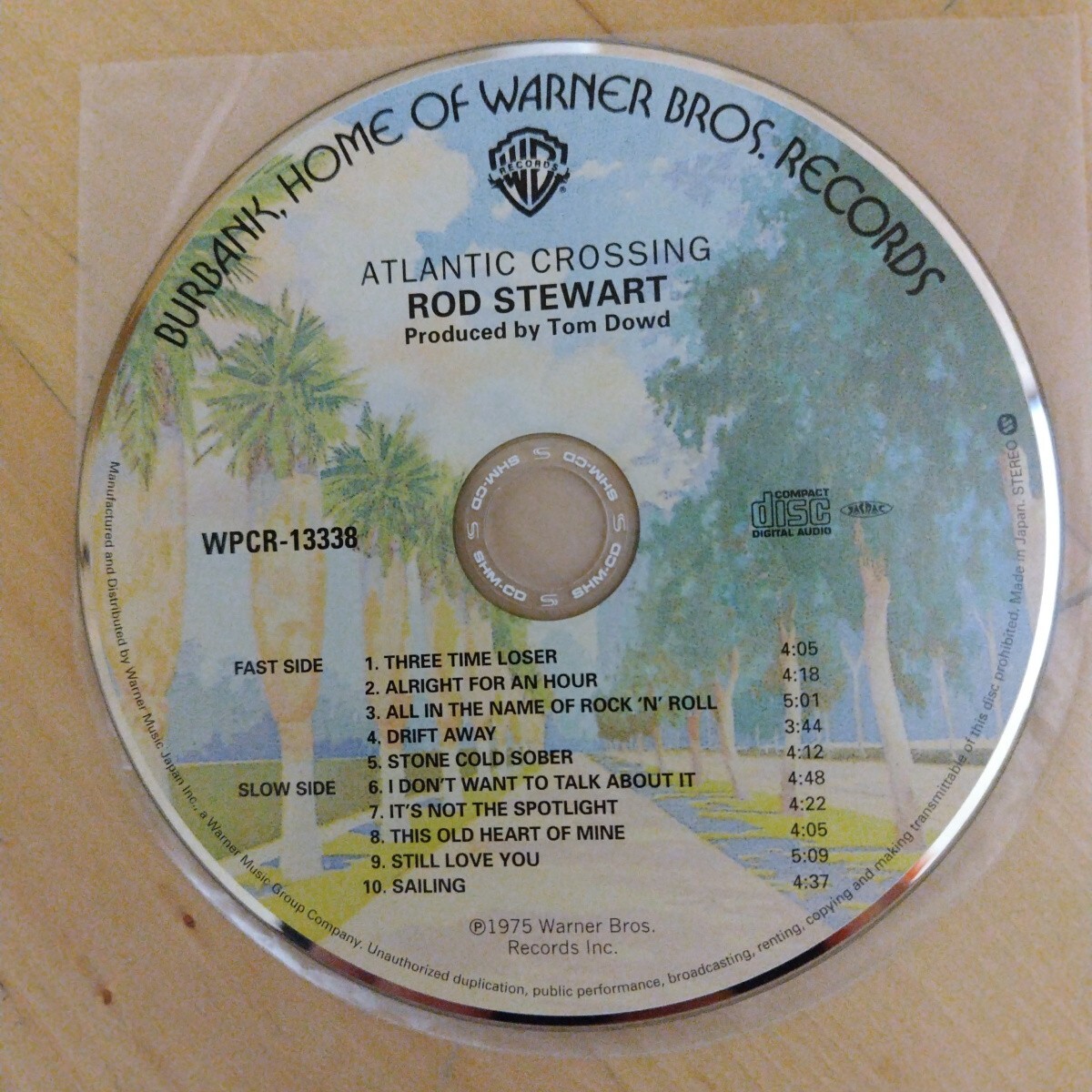 アトランティック・クロッシング / ロッド・スチュワート 国内盤帯付き見開き紙ジャケCD_画像6