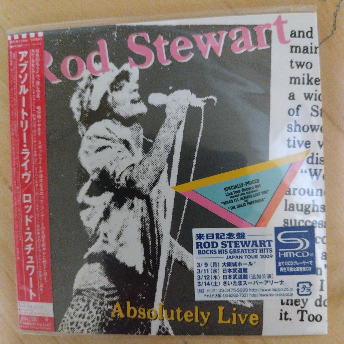 あぶそるーとりー・ライヴ / ロッド・スチュワート 紙ジャケＳＨｍＣＤ_画像1