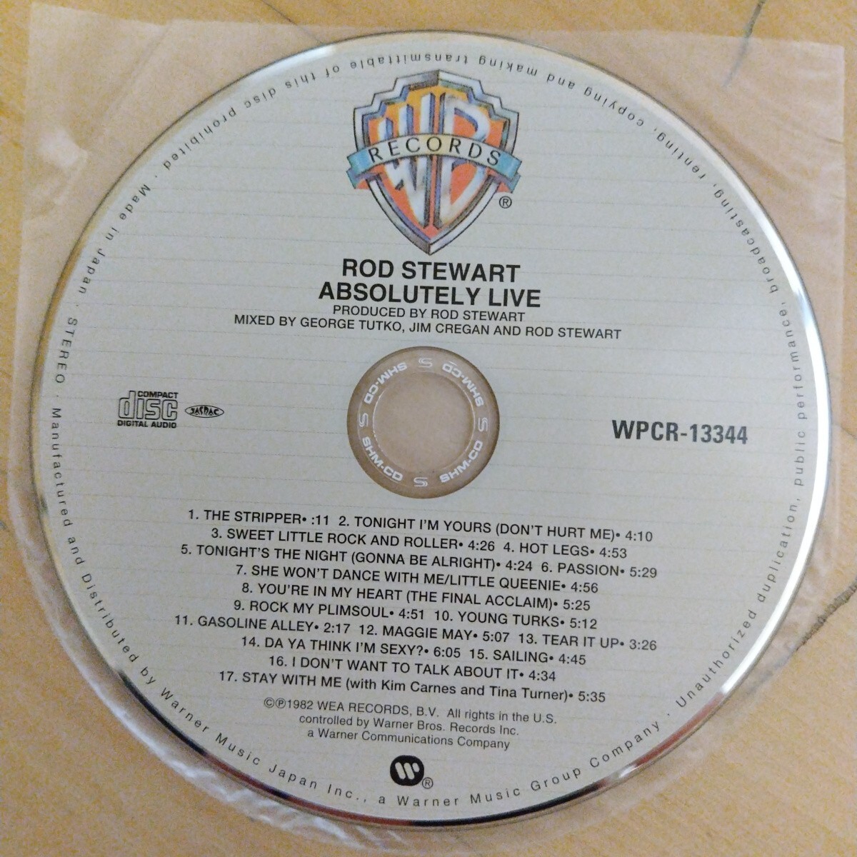 あぶそるーとりー・ライヴ / ロッド・スチュワート 紙ジャケＳＨｍＣＤ_画像7