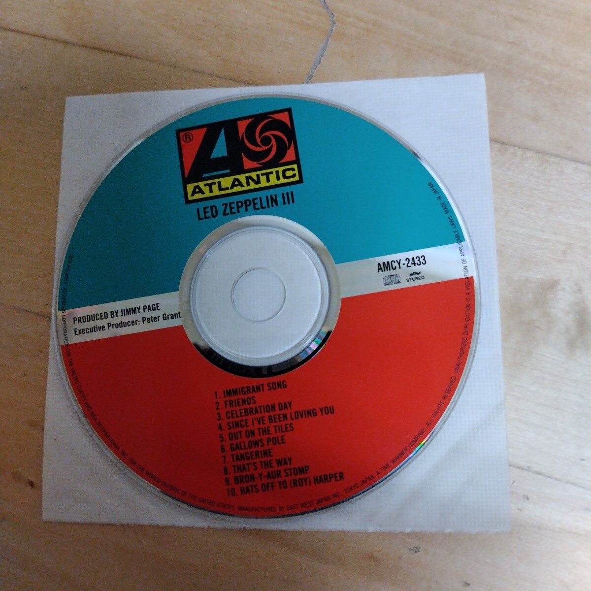 レッド・ツェッペリン Ⅲ / レッド・ツェッペリン 紙ジャケCD_画像4