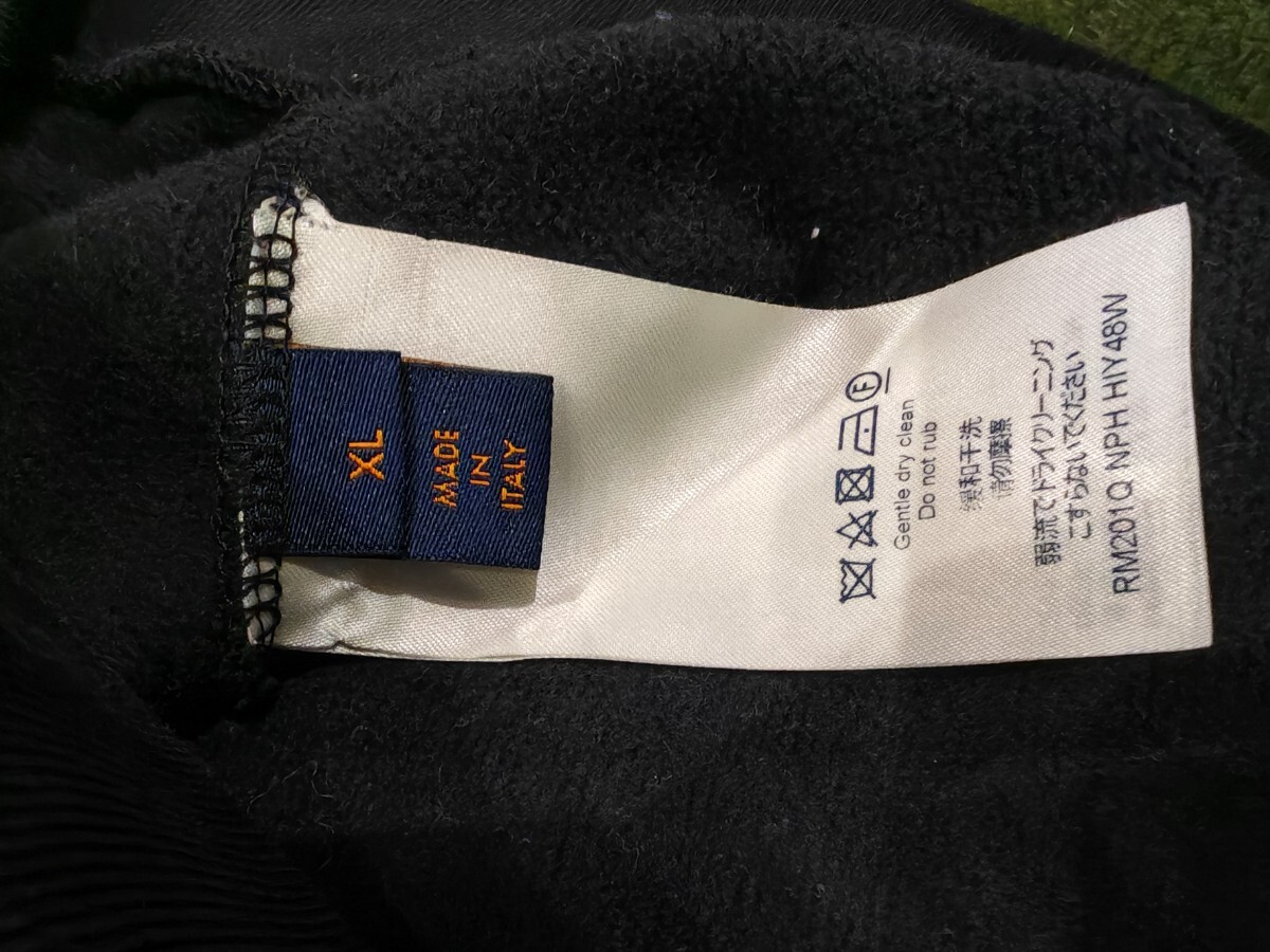 パーカー　ルイ・ヴィトン　 スウェット 黒　インサイドアウト　XL_画像4