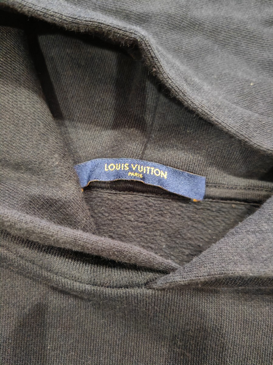 パーカー　ルイ・ヴィトン　 スウェット 黒　インサイドアウト　XL_画像2