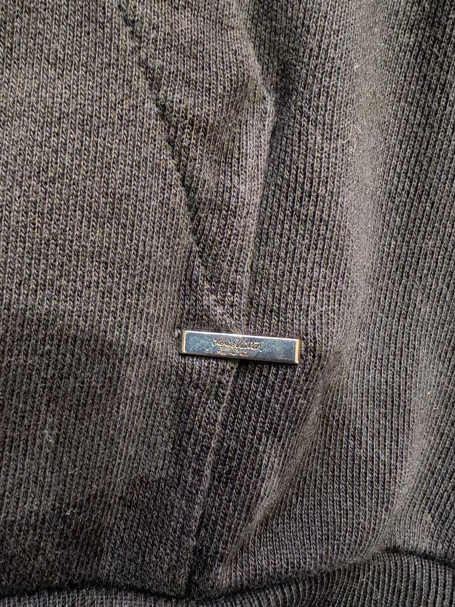 パーカー　ルイ・ヴィトン　 スウェット 黒　インサイドアウト　XL_画像3