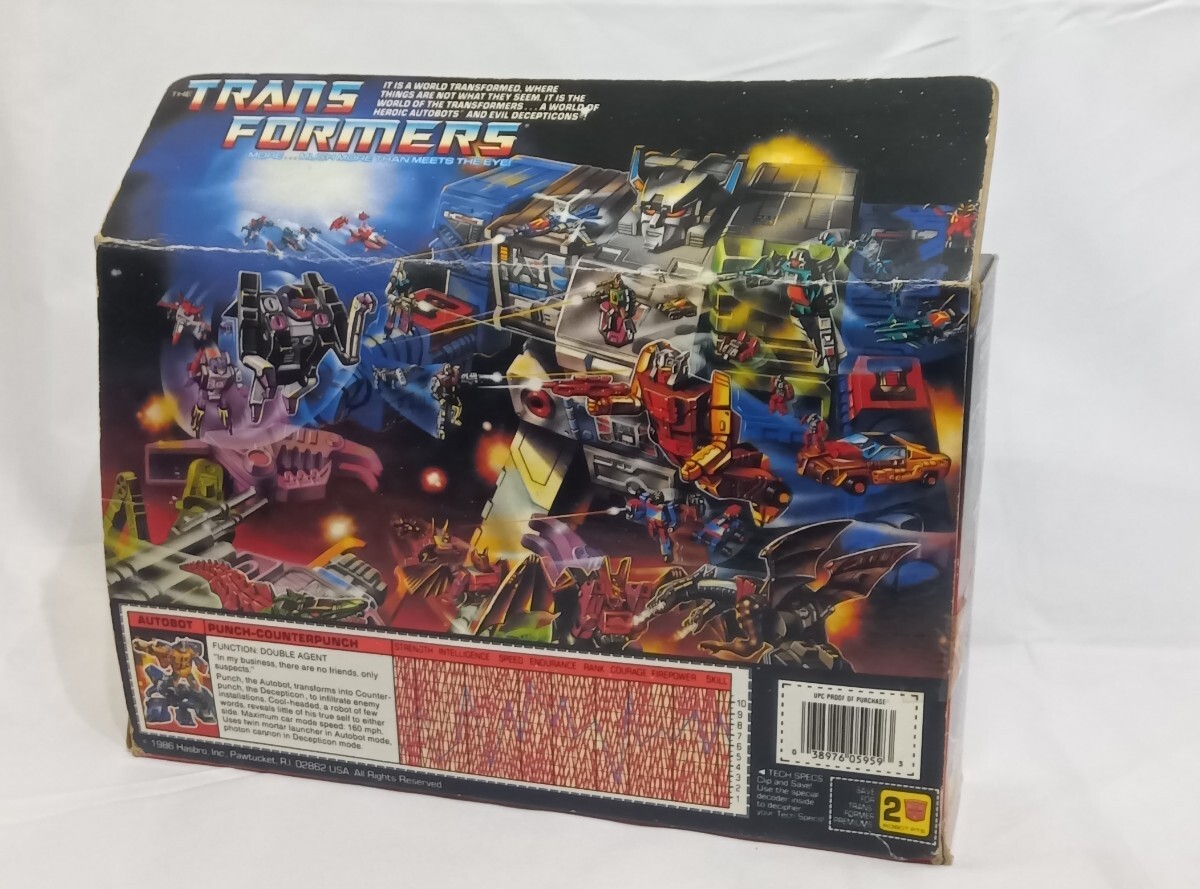トランスフォーマー G1 ヘッドマスターズ パンチ カウンターパンチ ダブルスパイ 海外版 当時物_画像4