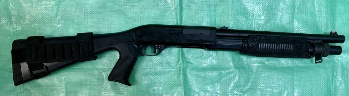 東京マルイ M3 エアガン ショットガン ベネリ エアーショットガン エアコッキング　おまけ大量　サバゲ　サバイバルゲーム_画像3
