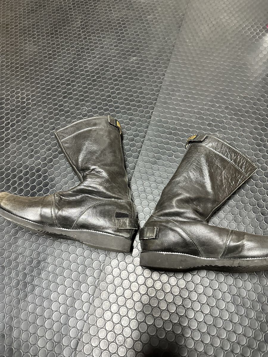 本革 当時物 カフェレーサー レーシングブーツ 走り屋ブーツ 特攻ブーツ ライディングブーツ 旧車會 NANKAI ブーツ_画像5