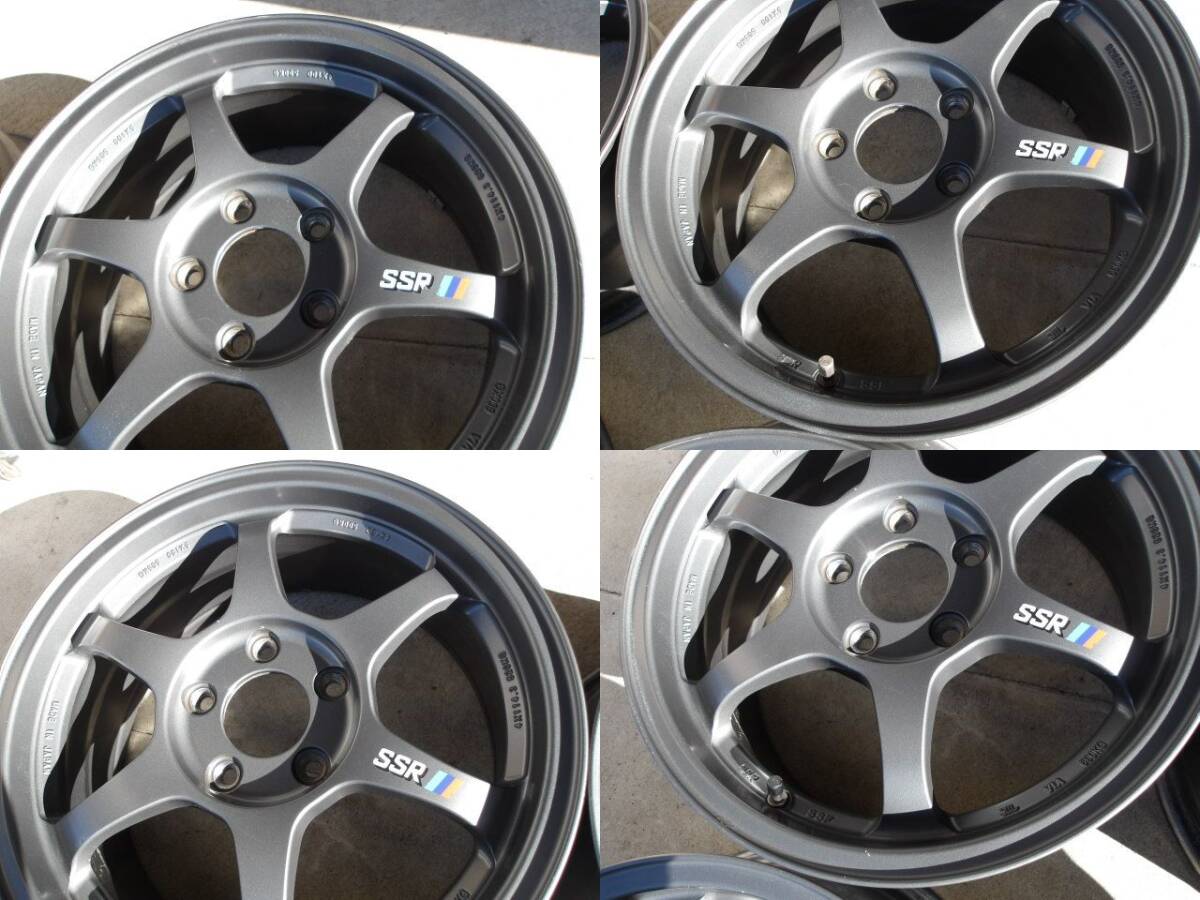 ジャンク リペアベース SSR TYPE C PCD114.3 7J ET42 ドリフト等 即決送料込_画像7