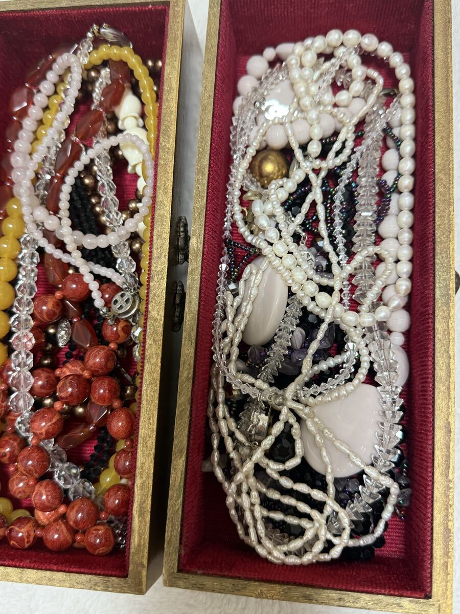アクセサリーまとめ①色石 パール ネックレス_画像3