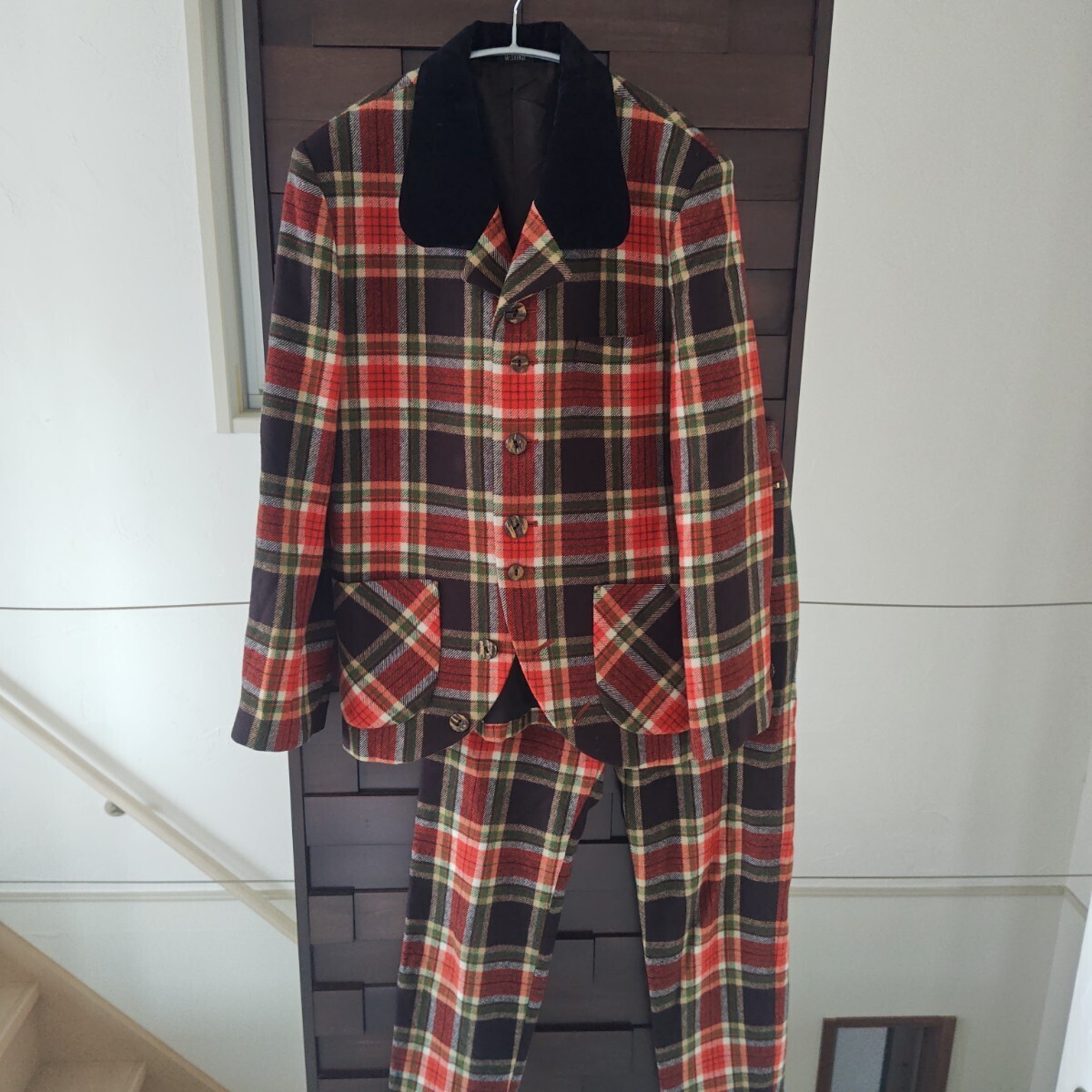 Mr Shinji カジュアルスーツ タータンチェックセットアップ_画像9