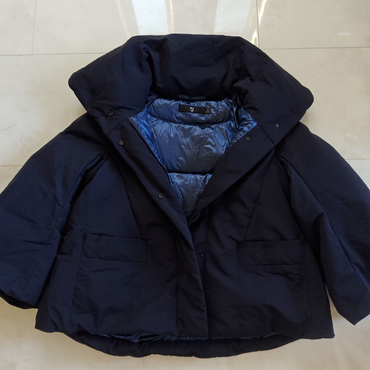 UNIQLO +J ジルサンダー ハイブリッドダウン ネイビー_画像1