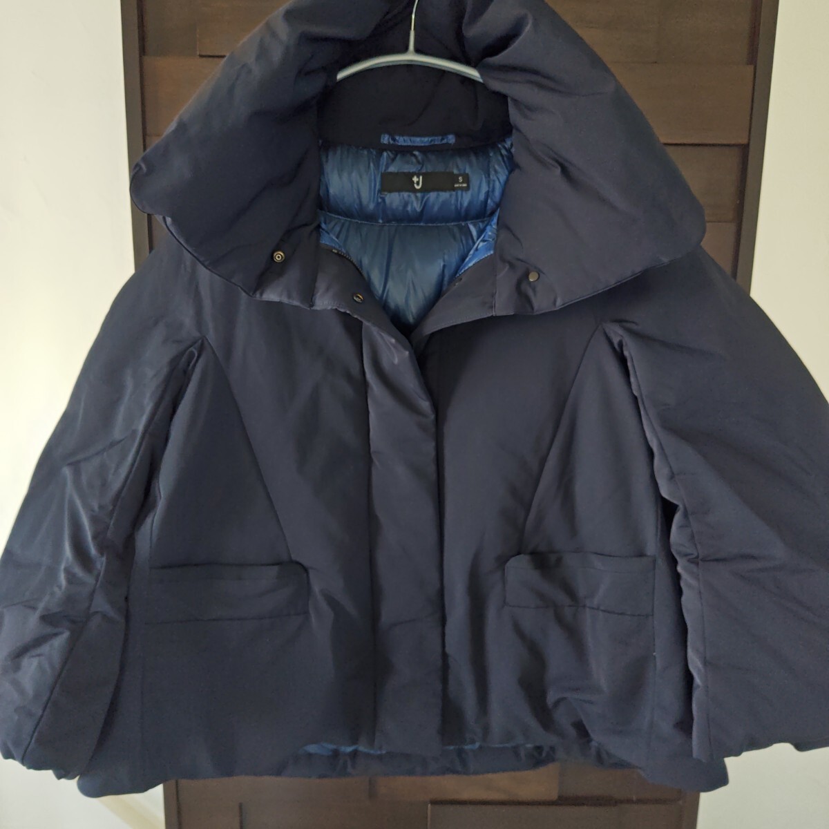 UNIQLO +J ジルサンダー ハイブリッドダウン ネイビー_画像9