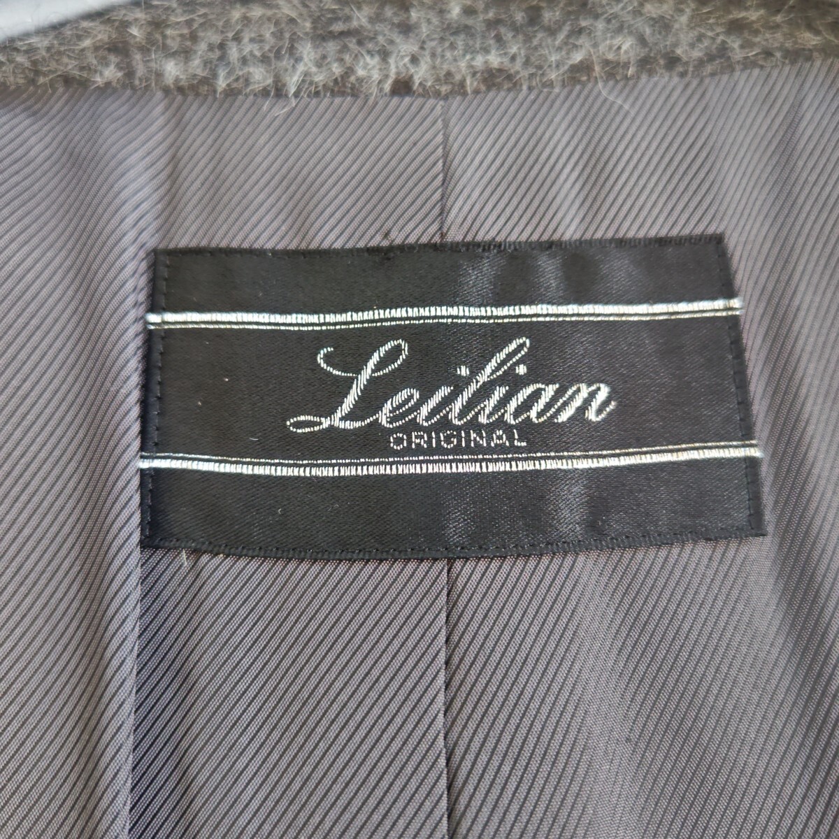 【美品】Leilian レリアン アルパカシャギーショート ポンチョ_画像5