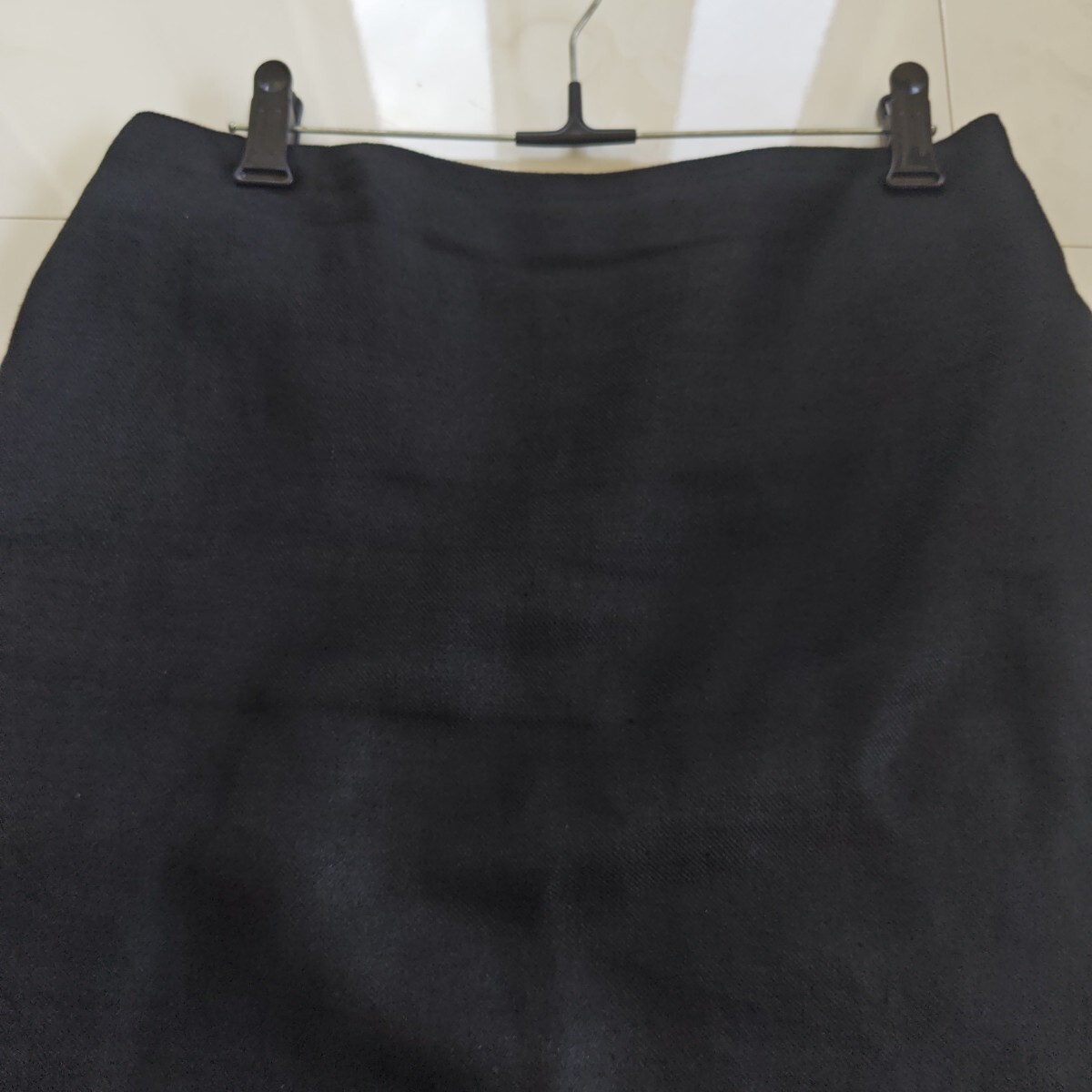 Deuxieme Classe リネンスカート ロング スカート ドゥーズィエムクラス 黒_画像6