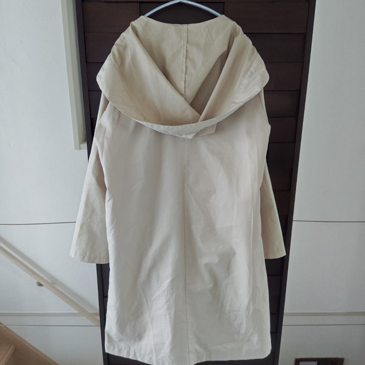 Sybilla シビラ 撥水加工 フーディーコート レインコート_画像6