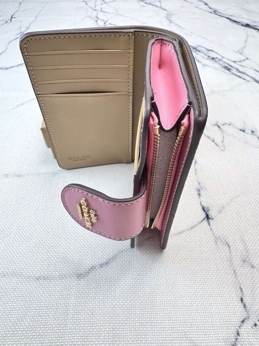 【新品】COACH 二つ折財布 スモールウォレット_画像8