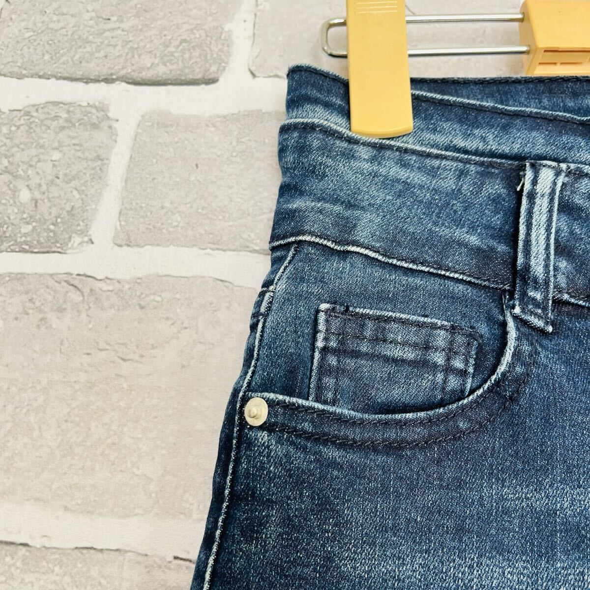 【LIP SERVICE】 リップサービス ハイウエスト スキニー デニムパンツ sizeXS 079 スキニー ストレッチ_画像2