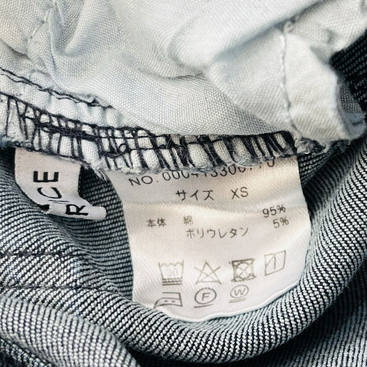 【LIP SERVICE】 リップサービス ハイウエスト スキニー デニムパンツ sizeXS 079 スキニー ストレッチ_画像6