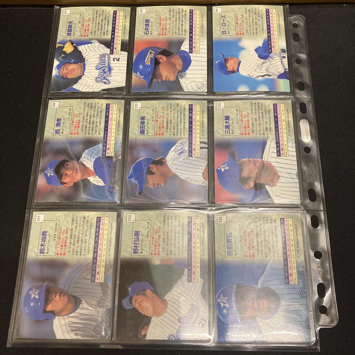 BBM 1994 ダイアモンドヒーローズ　ヤクルトスワローズ　広島東洋カープ　横浜ベイスターズ　22枚セット_画像2