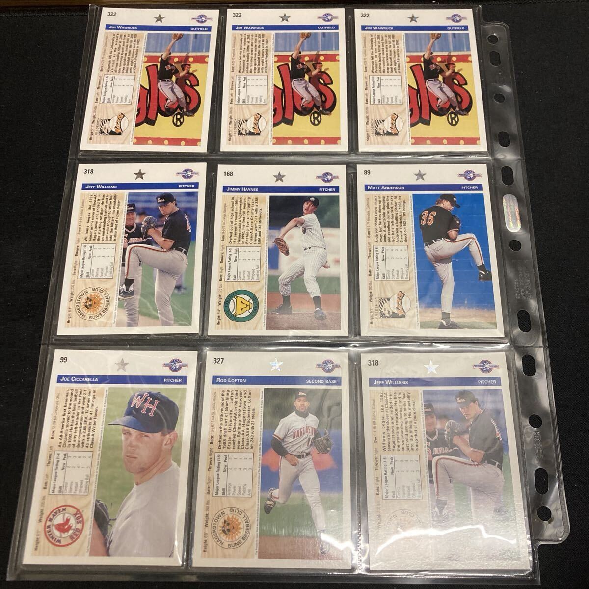 UD DARRELL SHERMAN 92 ALDIAMONDSKILLS タイガース　レッドソックス　ドリラーズ　野球カード　アッパーデック　1992 23枚セット_画像4