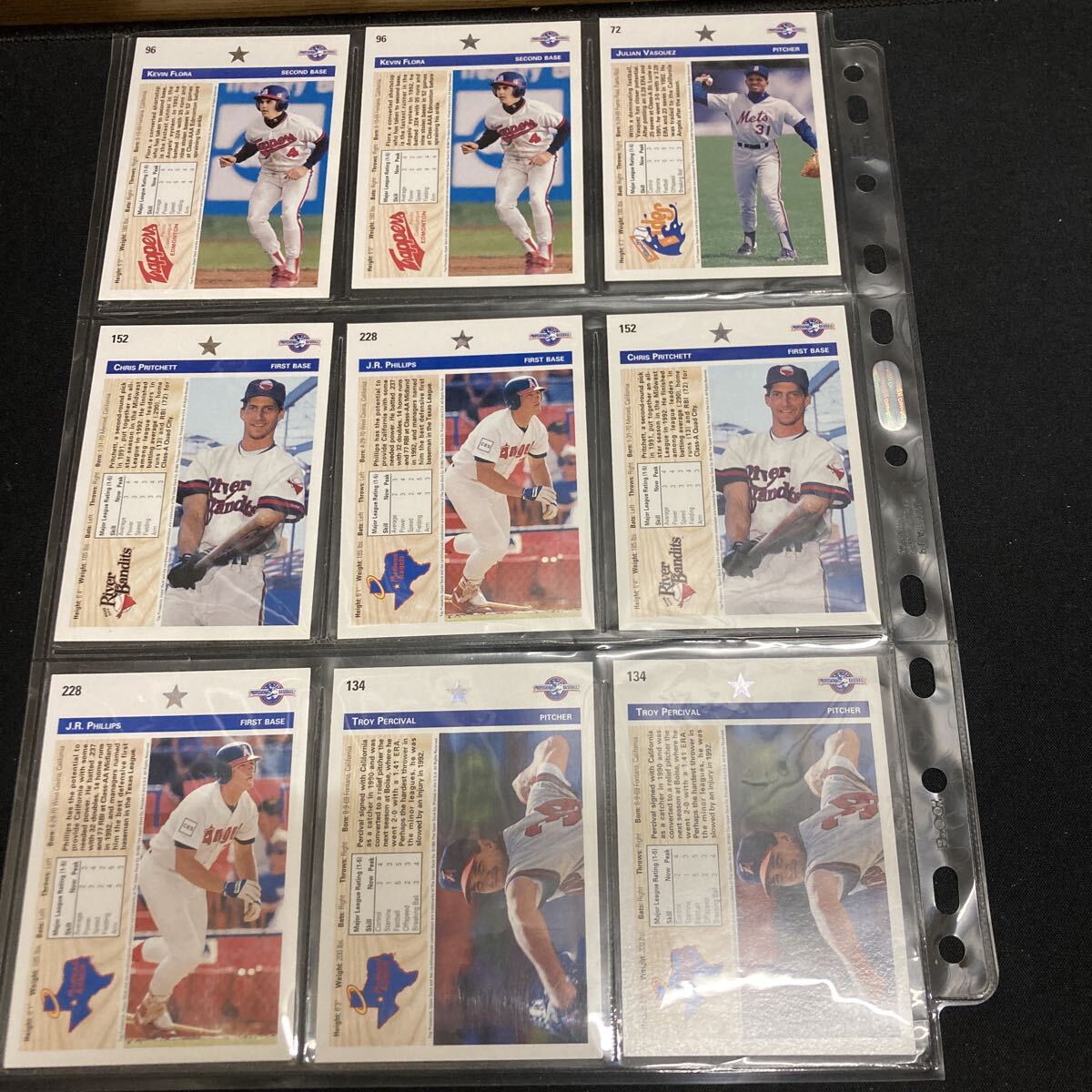UD UPPERDECK 92 エンジェルス　ルックアウツ　ブレーブス　野球　アッパーデック　1992 23枚セット_画像2
