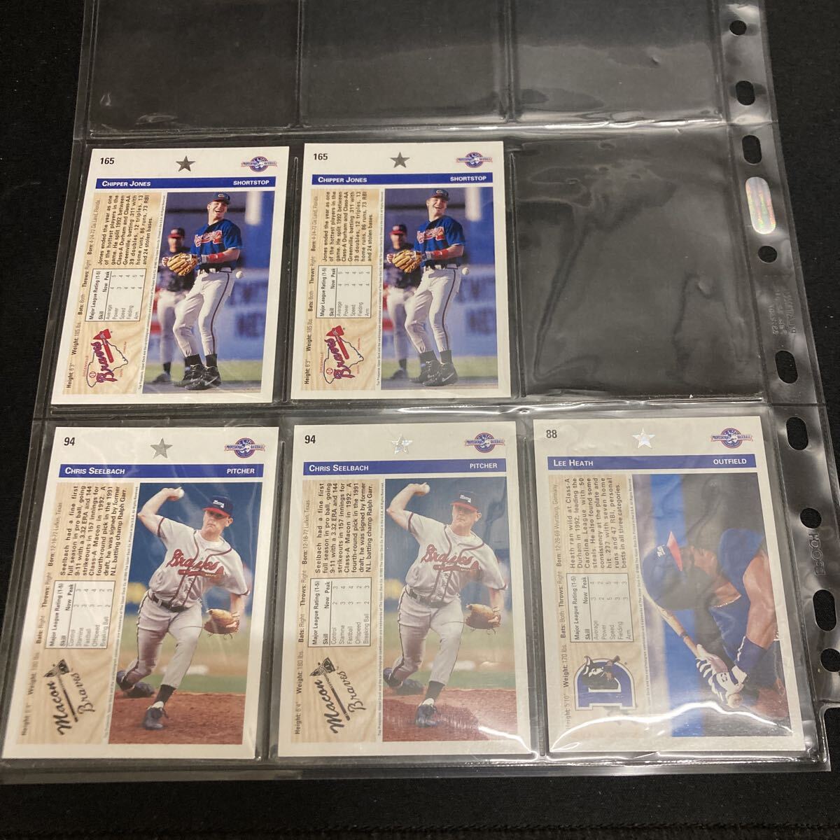 UD UPPERDECK 92 エンジェルス　ルックアウツ　ブレーブス　野球　アッパーデック　1992 23枚セット_画像6