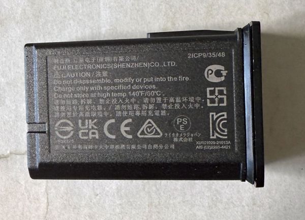 Leica M１１ 用　純正バッテリー　BP-SCL7 ライカ_画像2