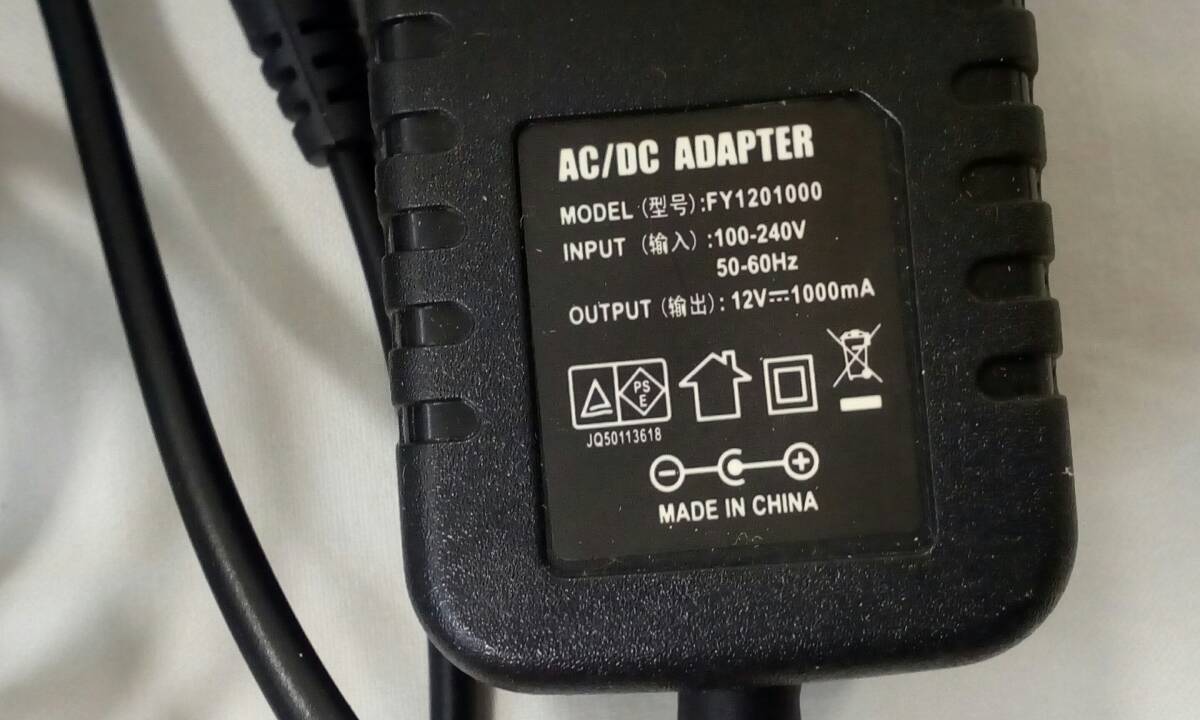 *AC адаптор 6 пункт AC/DC адаптор 1 пункт . суммировать pra taZDA120050JP FY1201000 SQ36W12P-10 ADAPTOR не использовался товар 