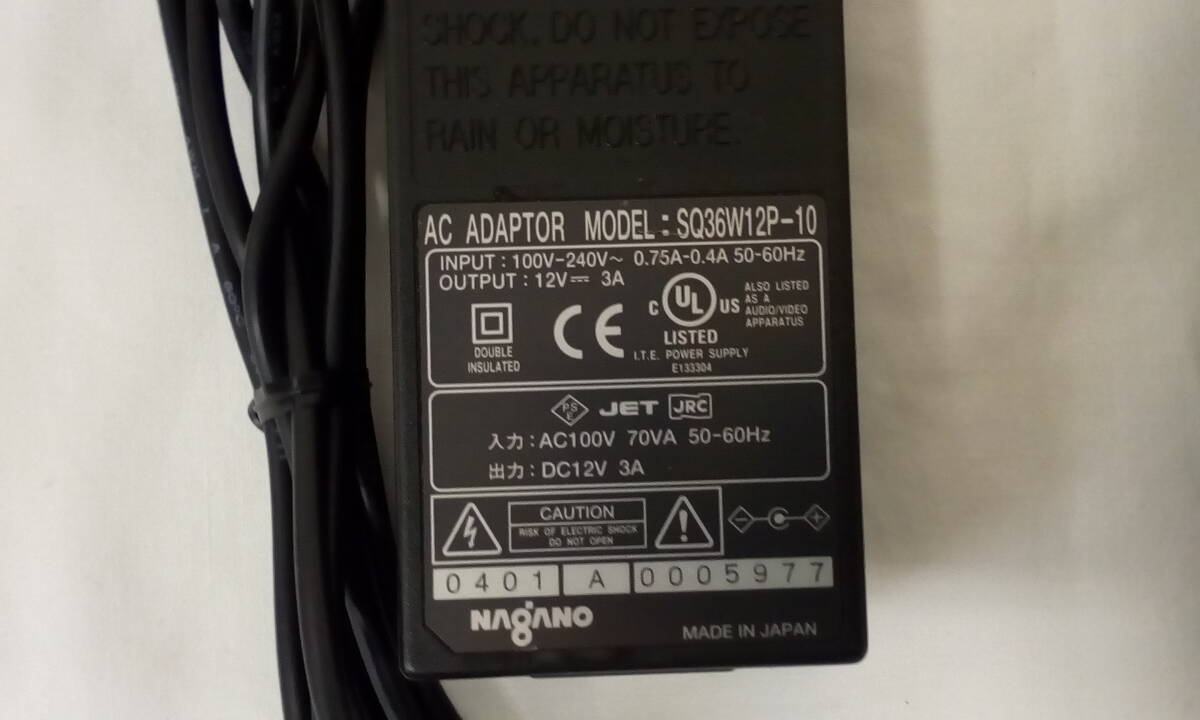 *AC адаптор 6 пункт AC/DC адаптор 1 пункт . суммировать pra taZDA120050JP FY1201000 SQ36W12P-10 ADAPTOR не использовался товар 