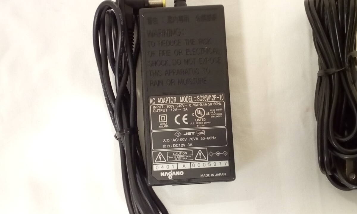 *AC адаптор 6 пункт AC/DC адаптор 1 пункт . суммировать pra taZDA120050JP FY1201000 SQ36W12P-10 ADAPTOR не использовался товар 