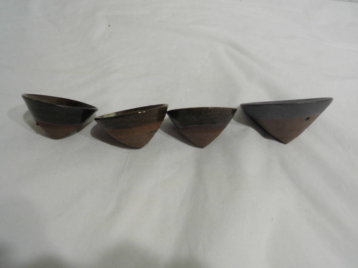 ★ お猪口 おちょこ 小皿 他 156点 まとめ 酒器 食器 陶器製 木製 一部欠けあり 中古品_画像10