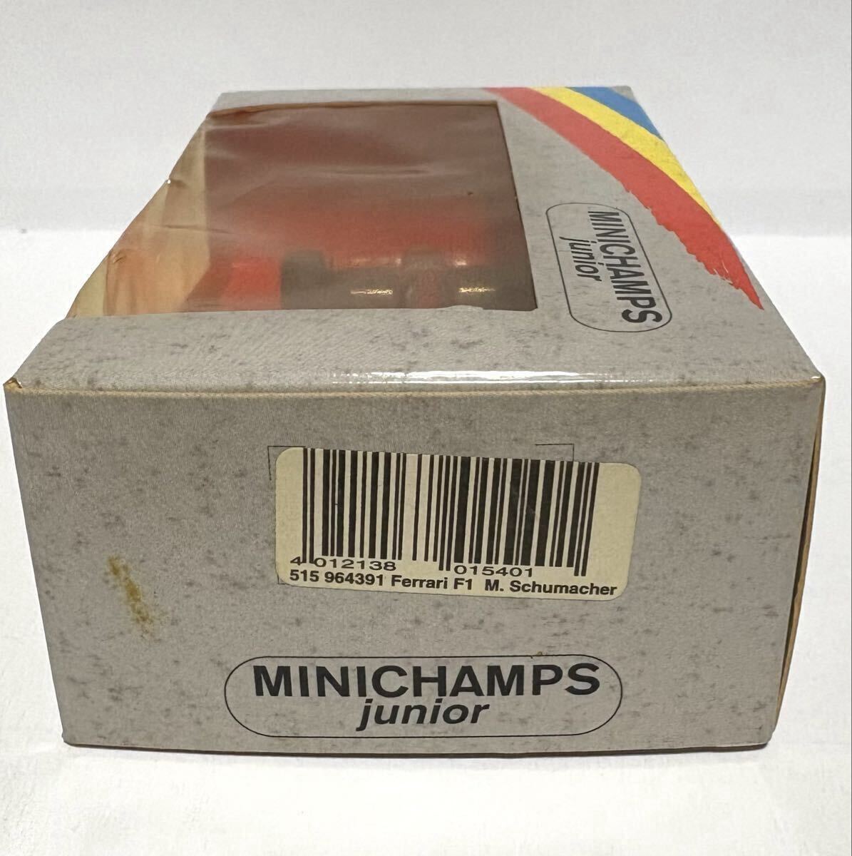 ミニチャンプス junior 1/43 フェラーリ 412T2 No.1 M.シューマッハ フェラーリ移籍記念発表バージョン_画像10