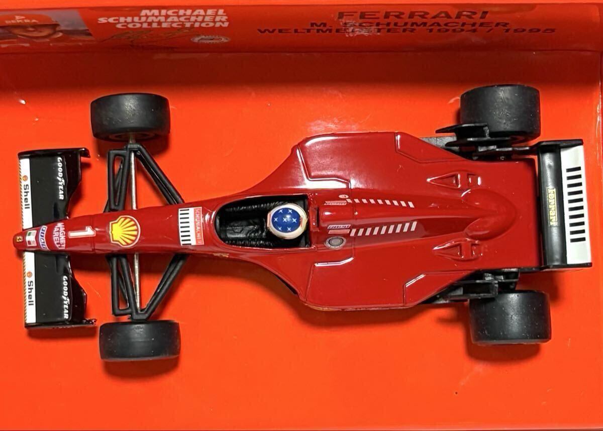 ミニチャンプス junior 1/43 フェラーリ 412T2 No.1 M.シューマッハ フェラーリ移籍記念発表バージョン_画像7