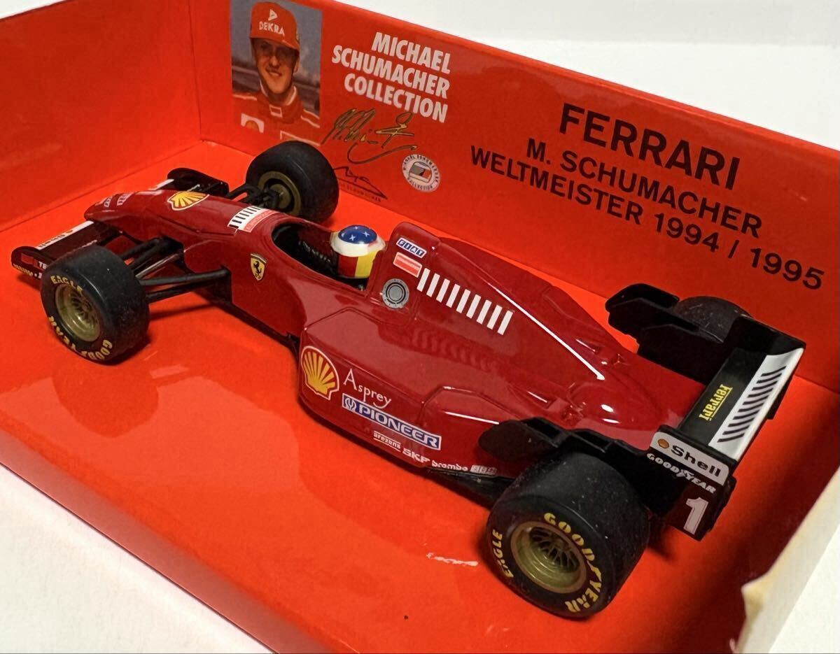 ミニチャンプス junior 1/43 フェラーリ 412T2 No.1 M.シューマッハ フェラーリ移籍記念発表バージョン_画像4