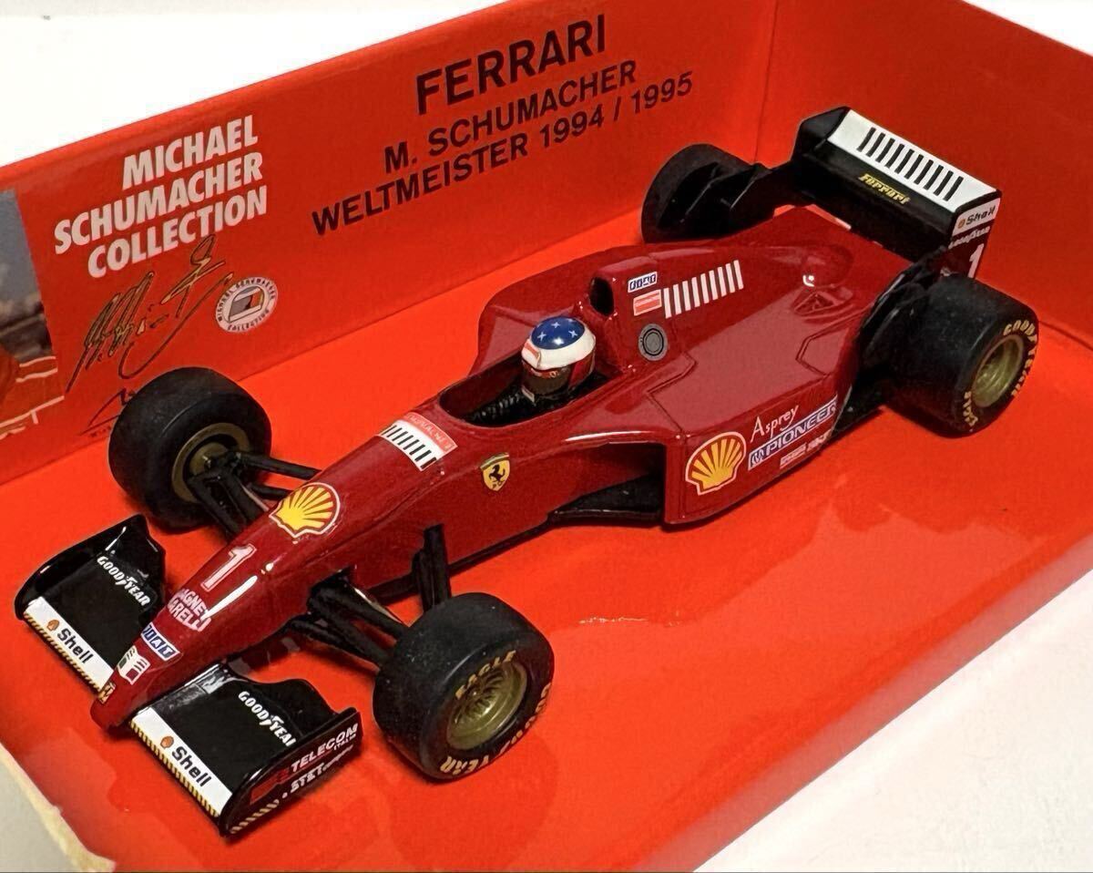 ミニチャンプス junior 1/43 フェラーリ 412T2 No.1 M.シューマッハ フェラーリ移籍記念発表バージョン_画像3