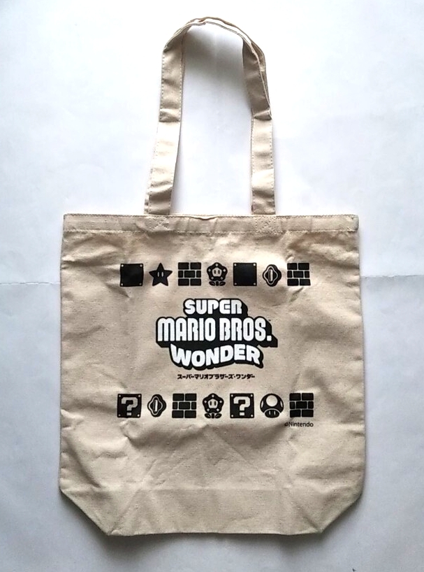 *美品*USJ スーパーマリオ 定期入れ/チケットケース 帽子 おまけ 非売品トートバッグ 送料サイズ60 ユニバーサル・スタジオ・ジャパン_画像9