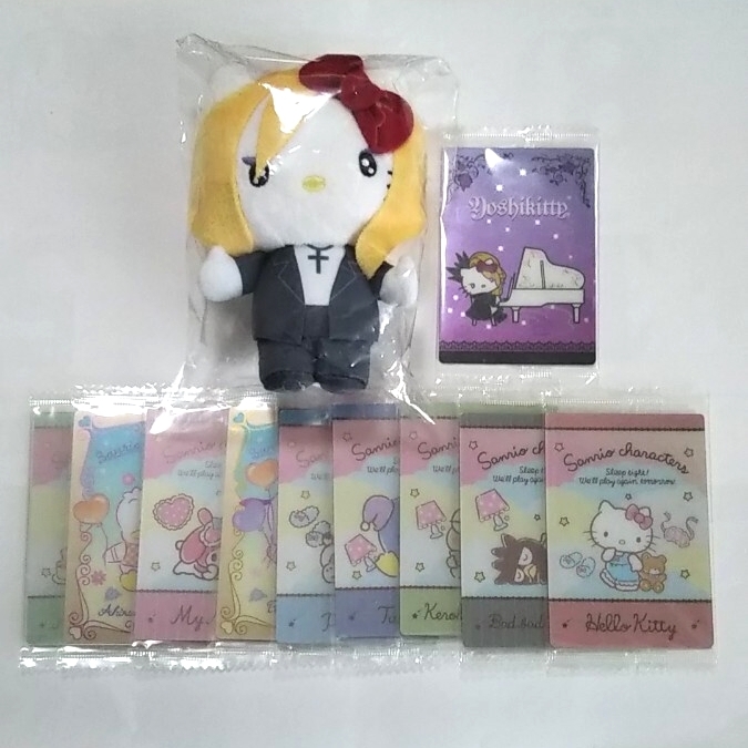 ＊保管品＊yoshikitty/ヨシキティ ぬいぐるみ トレーディングカード 送料選択可能 Sanrio キティちゃん SEGA2024 ウエハース2023_画像1