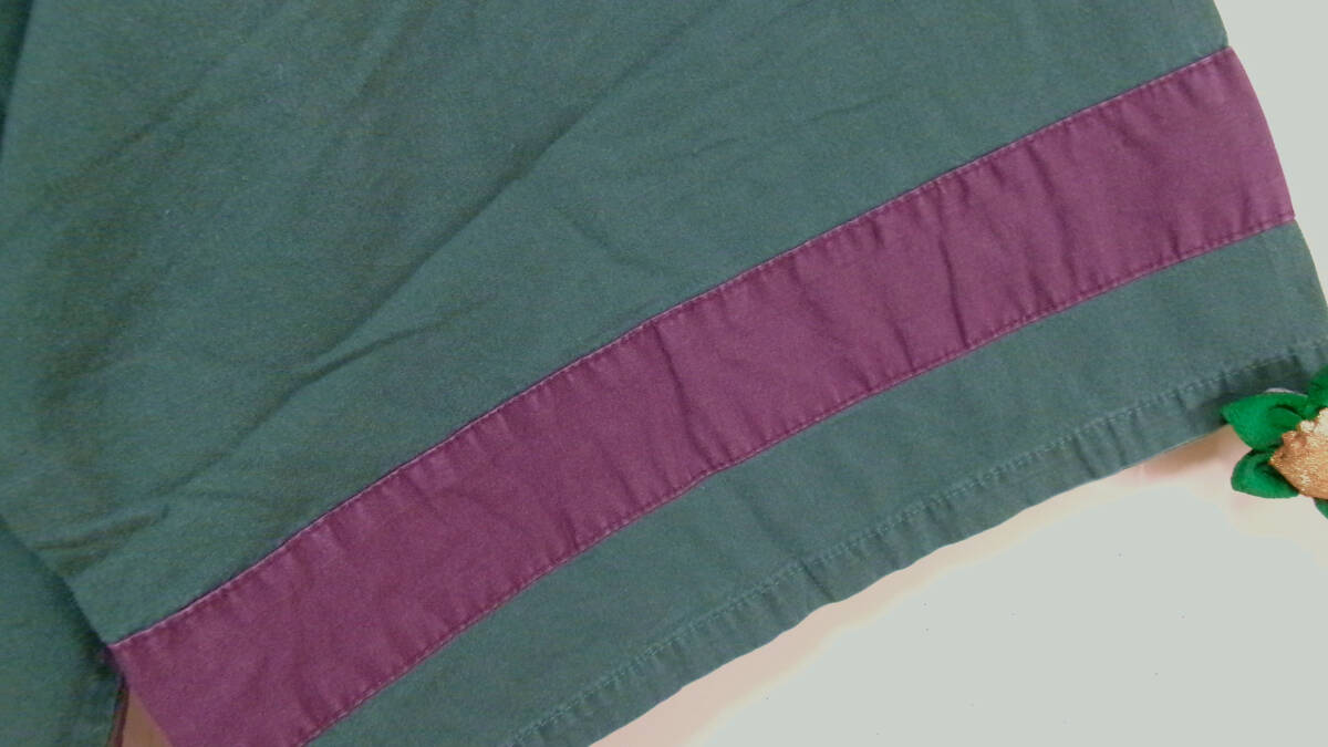 157【多用に】温泉の浴衣※メンズ※3Lサイズ※ツートーン※緑色※リメイクや小物作りに※ゆかた。:*_画像3