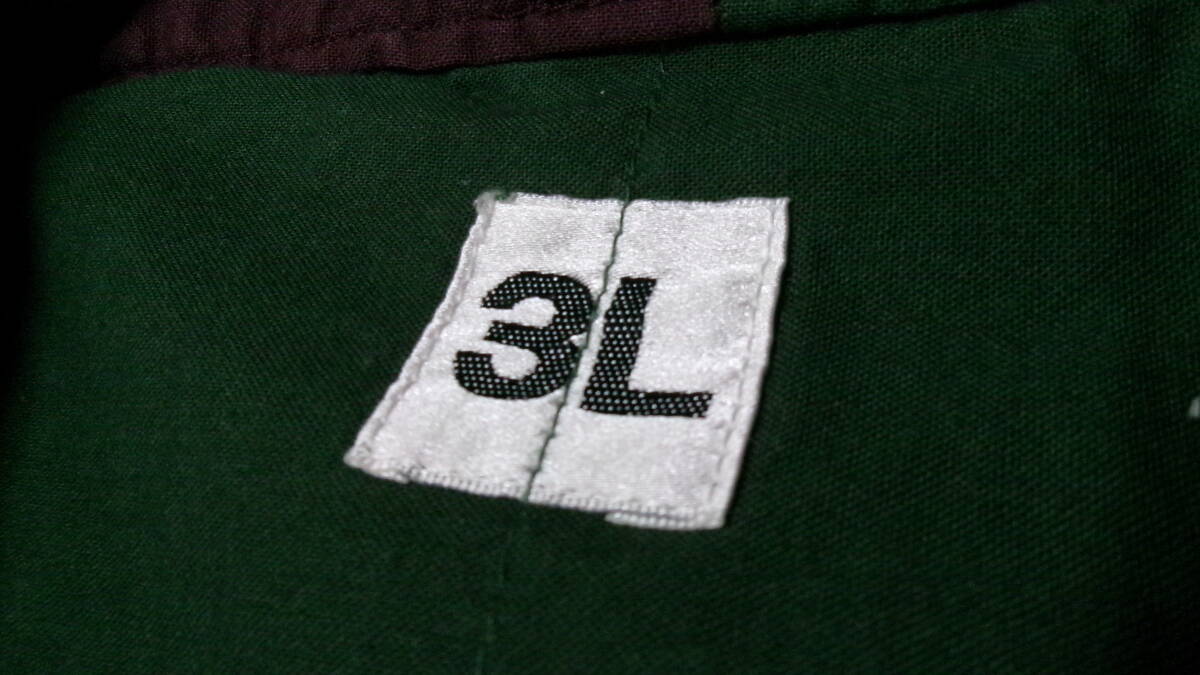 157【多用に】温泉の浴衣※メンズ※3Lサイズ※ツートーン※緑色※リメイクや小物作りに※ゆかた。:*_画像6