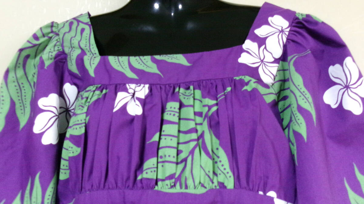 155【ハワイ】Lサイズ※HULA/AINA※紫色※美品※トップス：＊：＊_画像3