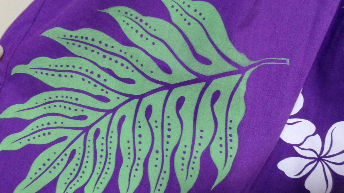 155【ハワイ】Lサイズ※HULA/AINA※紫色※美品※トップス：＊：＊_画像4