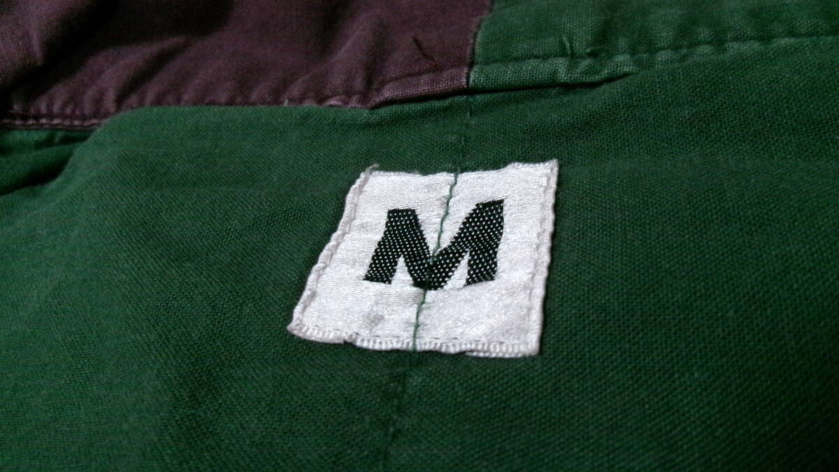 119【多用に】温泉の浴衣※メンズ※Mサイズ※ツートーン※緑色※リメイクや小物作りに※ゆかた。：＊_画像6