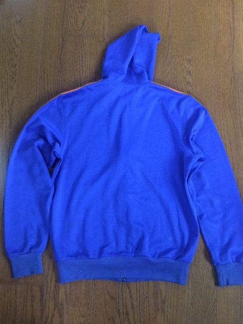 Adidas (アディダス) ジャージ 上 サイズM 青 送料無料_画像2