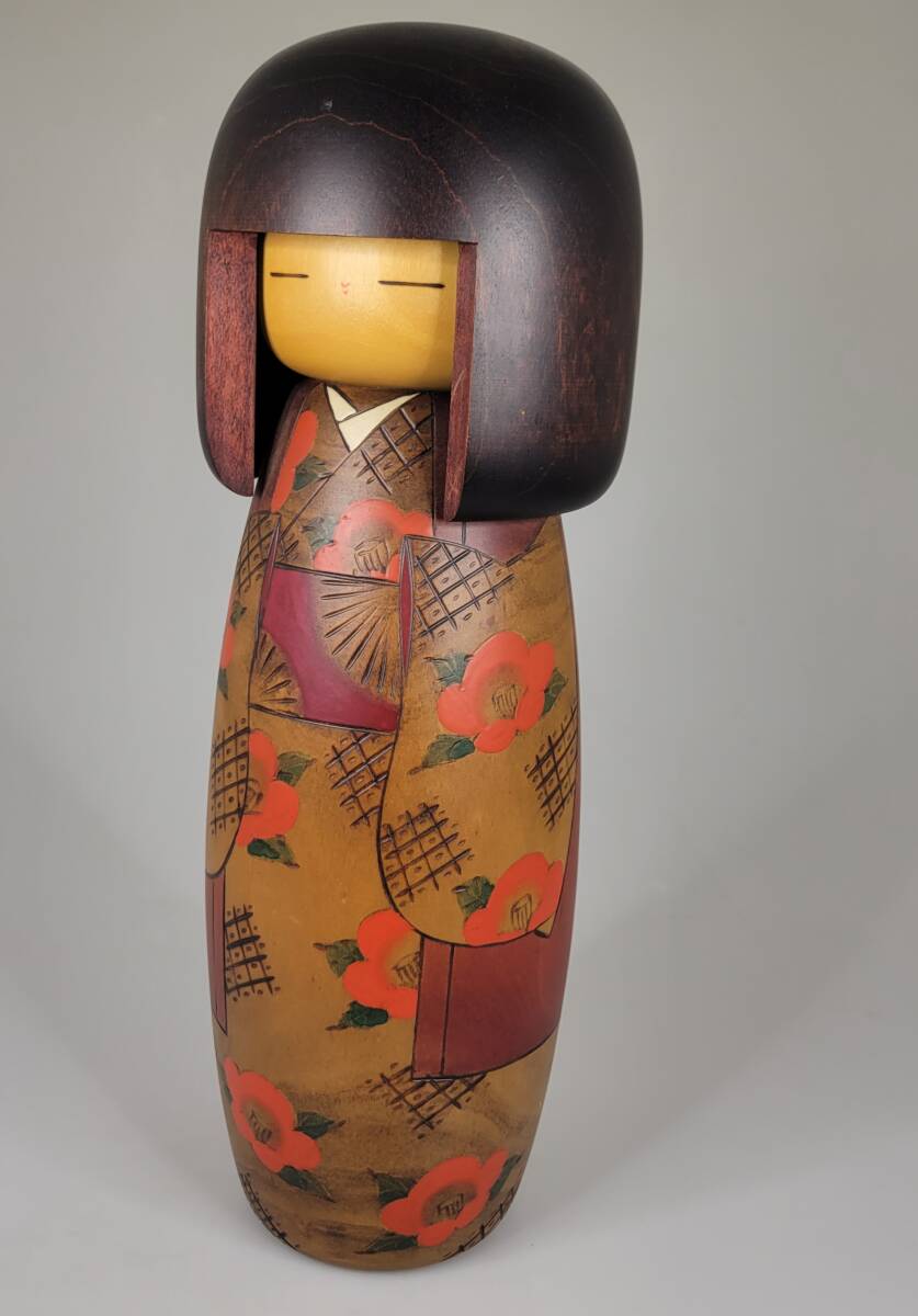  старый kokeshi 2 body совместно яйцо Saburou ... произведение retro .... девочка daruma традиция прикладное искусство японская кукла украшение 