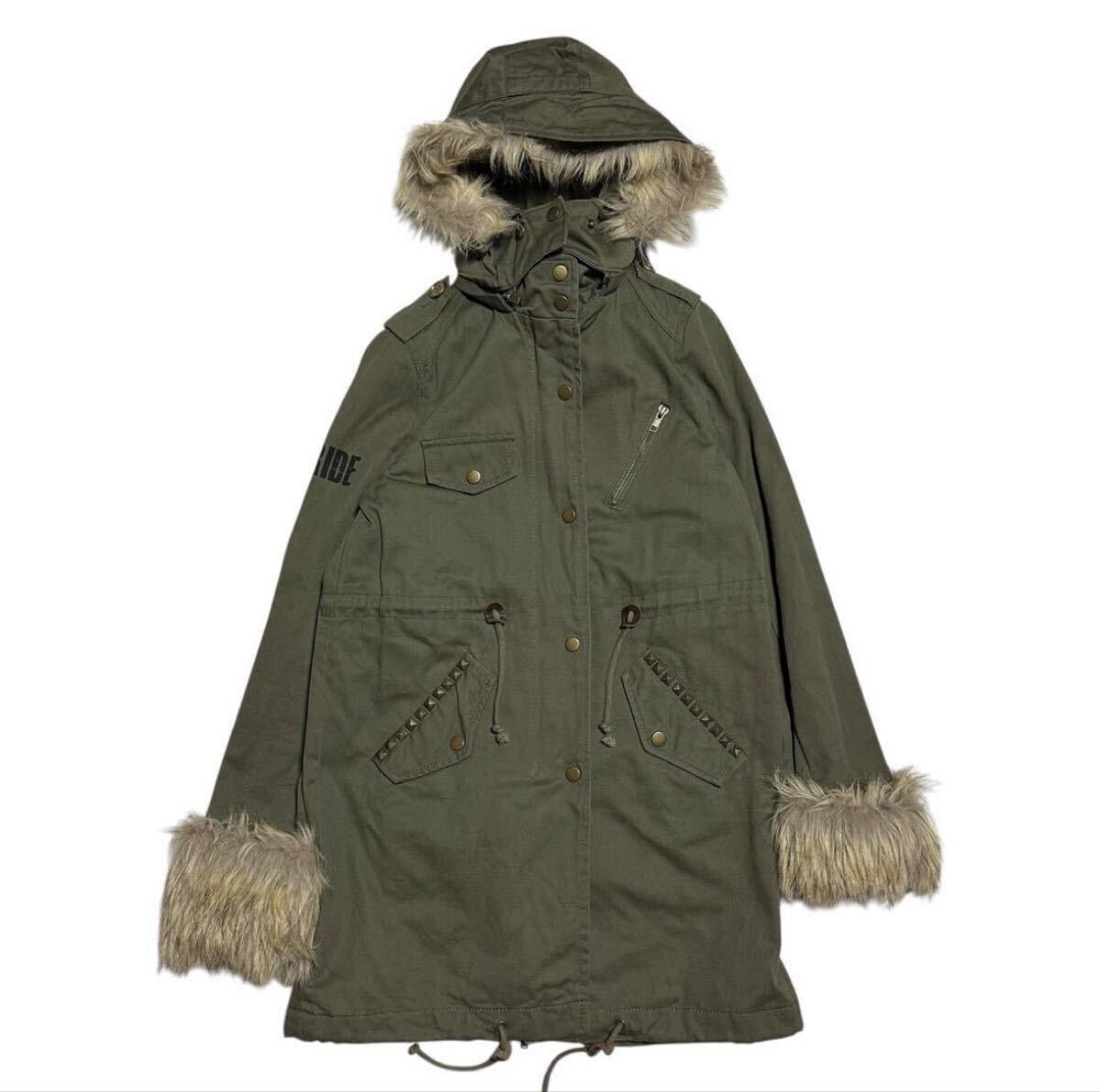 Japanese Label Y2K skull fur jacket 14th addiction share spirit ifsixwasnine tornado mart lgb goa kmrii obelisk archive gunda roen_画像3