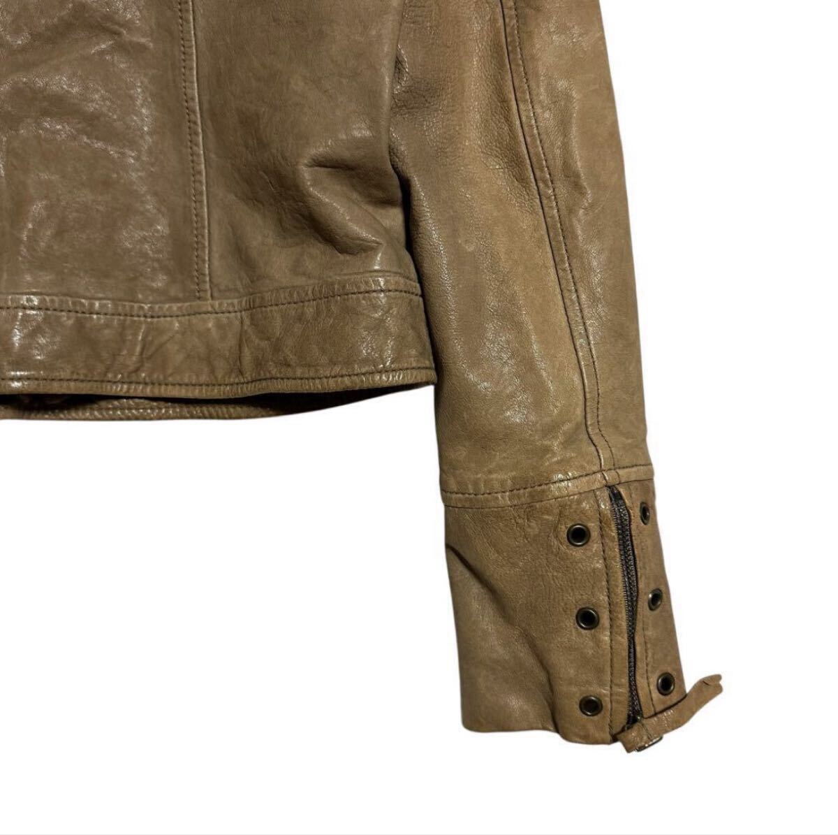 00s rare Japanese Label Y2K leather hoodie jacket archive Vkei punk 平成 ギャル男 お兄系 グランジ フェアリーグランジ vintage lgb_画像9