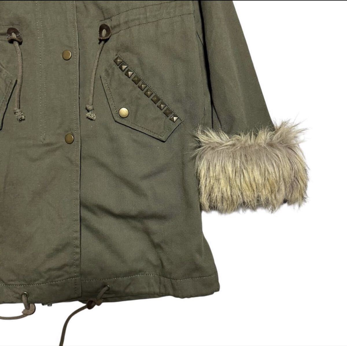 Japanese Label Y2K skull fur jacket 14th addiction share spirit ifsixwasnine tornado mart lgb goa kmrii obelisk archive gunda roen_画像8