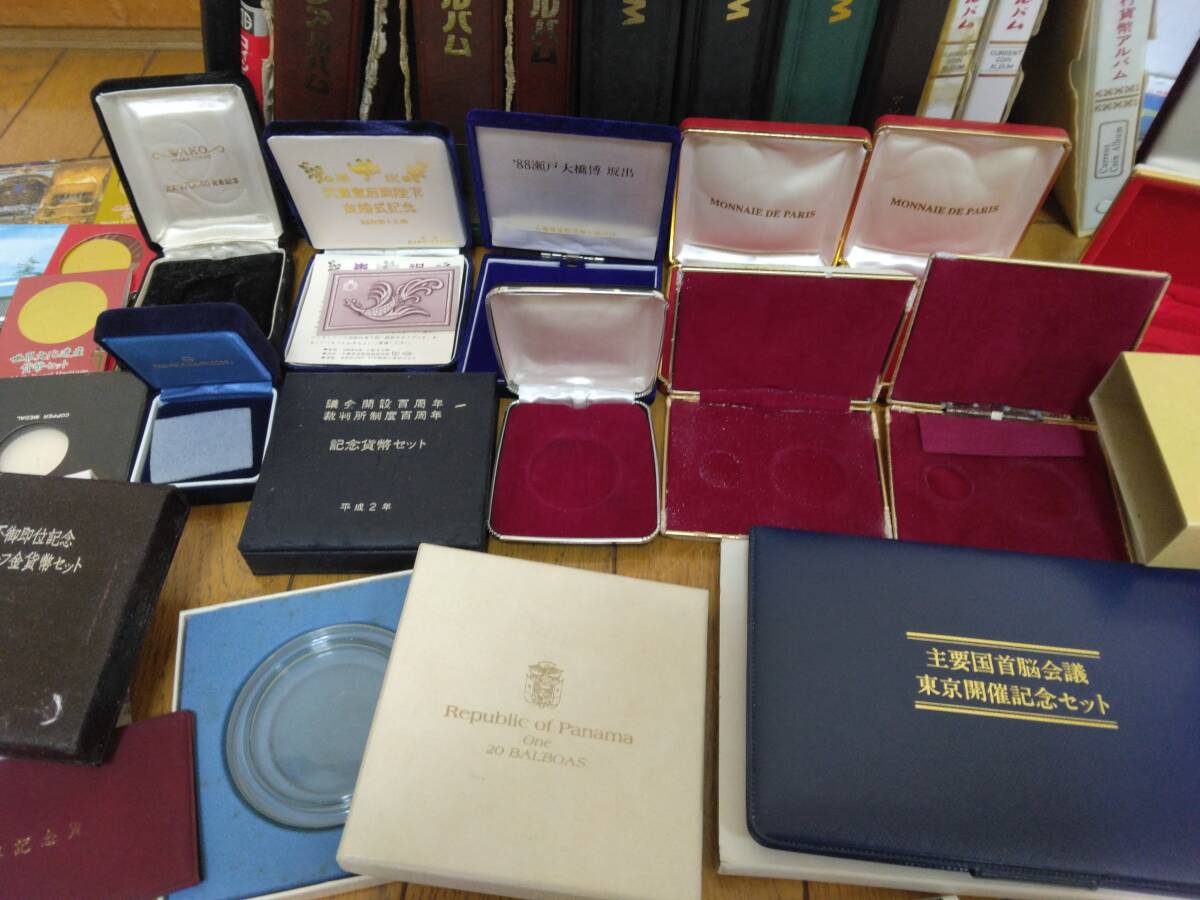 コインケース コインアルバム 貨幣セットケース COIN ALBUM 収納ケース ※中身なし まとめ★1530_画像4