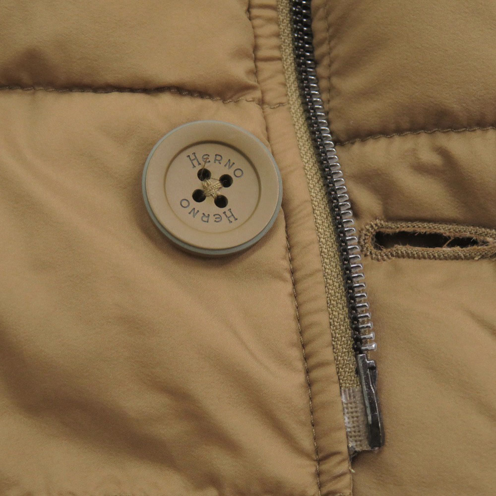 未使用品 ヘルノ IL CAPPOTTO HERNO LEGEND PI007ULE サイズ50 ナイロン キャメル ダウンジャケット ダウンコート 1491 Herno メンズ_画像8