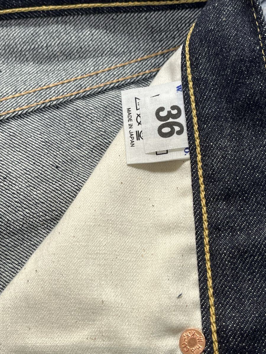 新品未使用！ウエアハウス WAREHOUSE & CO.Lot 1001XX リジット　w36_画像10