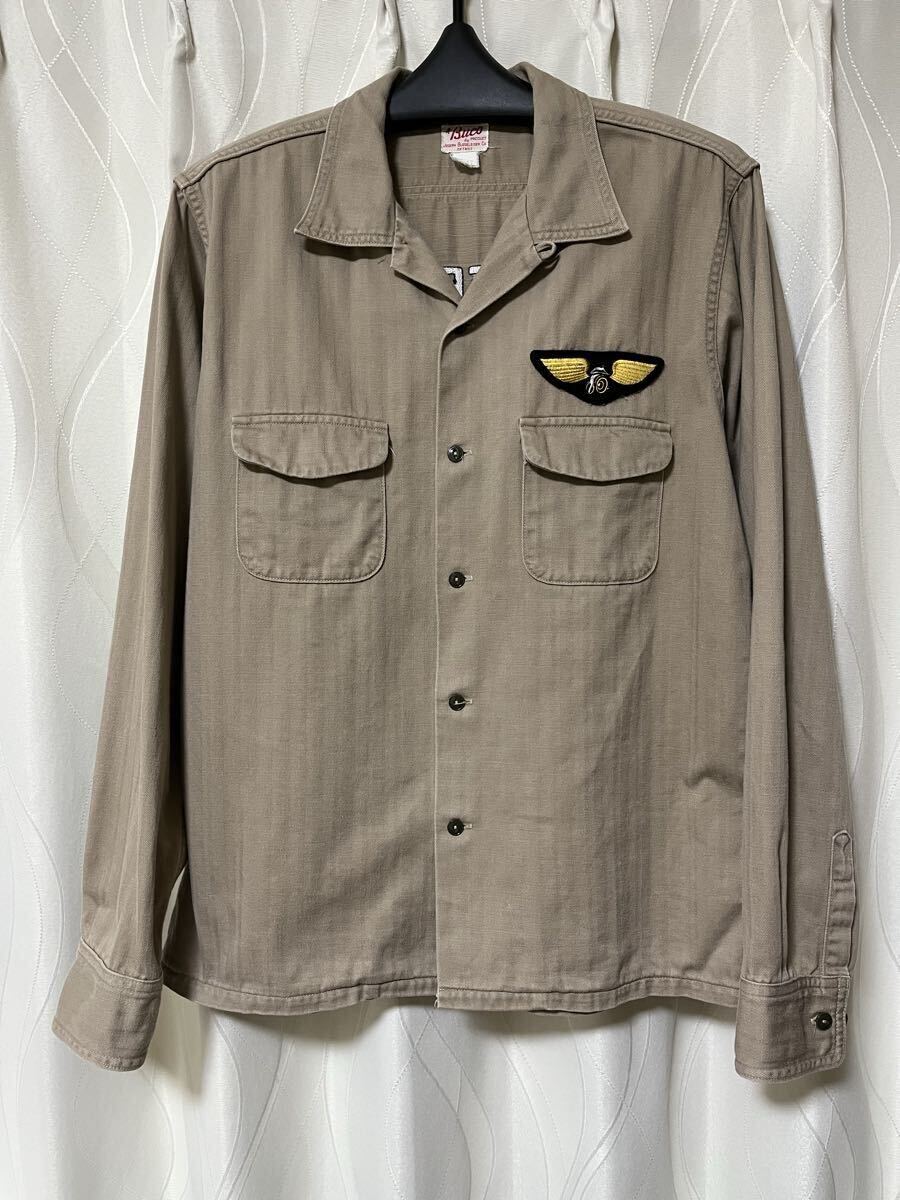 ザ リアルマッコイズ BUCOカスタム　ヘリンボーンツイルシャツ　17 ワークシャツ_画像2